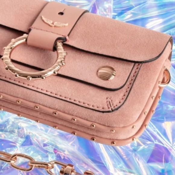 Zadig & Voltaire Kate Moss Wallet Suede Bag - Picture 2 of 14